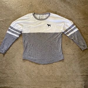 VS PINK Varsity Long Sleeve Top